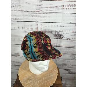 Peter Grimm Southwestern Aztec Pattern Hat 5 Panel Strap back Cotton Festival OS